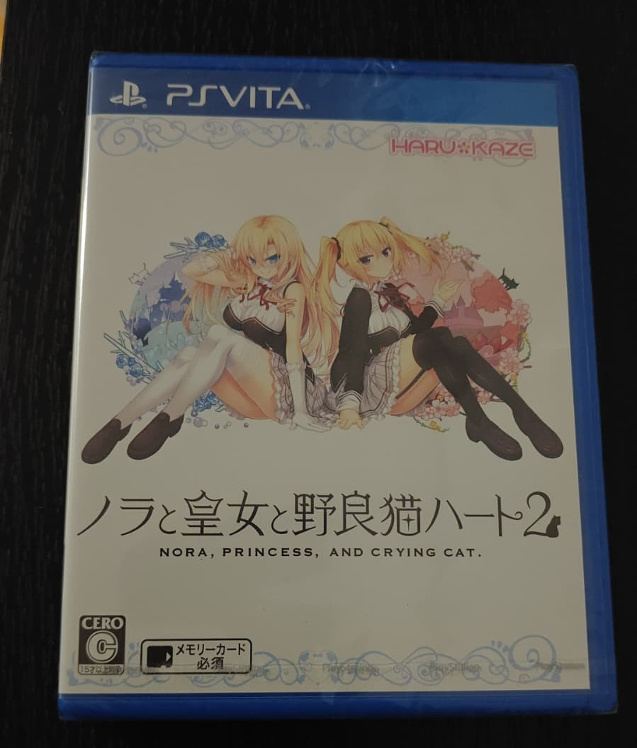 PSVITA NORA, PRINCESS, AND CRYING CAT. 2 w TCG Card Japan Import PS VITA