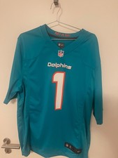 Miami Dolphins #1 Tua Tagovailoa, Türkis, Nike, Gr.L, 1x getragen