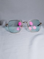 Zenni Eyeglasses Frames Only 52 19 142 Women's Eyewear Gold Color Frames