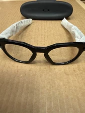 Oakley Meta HSTN Smart Glasses OW8002 black frame clear lenses