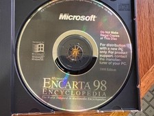 Microsoft Encarta Encyclopedia 98 Full Version PC CD Software Windows 95/NT