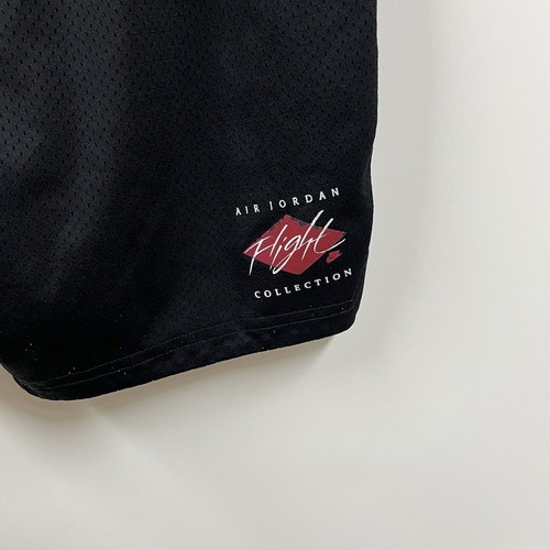 Air Jordan Flight Collection Shorts Mens Small Black Mesh Drawstring Elastic - Picture 8 of 13