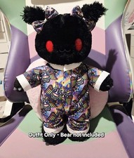 OUTFIT ONLY Build A Bear Moth Mothman PJ Sleeper Emo Goth Kawaii Sanrio Plush