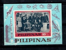Philippines 1968 Mi. Bl. II Bloc Feuillet 100% Neuf ** Kennedy, célébrités