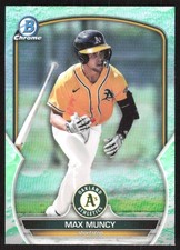 6592I 2023 Bowman #BCP-87 Max Muncy Chrome Prospects Lunar Glow Refractors
