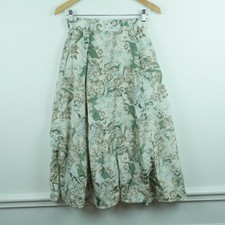 Vintage Small Skirt Midi Pastel Floral Dainty Cottagecore Spring Feminine Retro