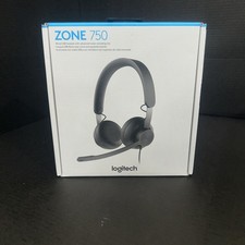 NEW SEALED Logitech Zone 750 Wired Active Noise Canceling On-Ear Headset