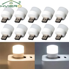 1/10X Small LED USB Plug Lamp Computer Mobile Power Charging Illumination Birthd