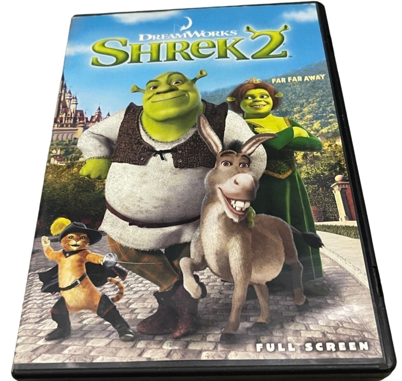 shrek 2 far far away DVD dream works PG English 92 minutes READ