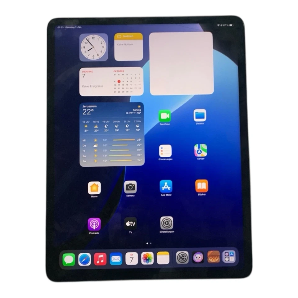 Apple IPad Pro 5. Gen - 12.9 Zoll 128GB WIFI Plus Schutzhülle