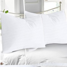 Toddler Travel Pillowcase 14x20 inch, 100 14x20, White Striped