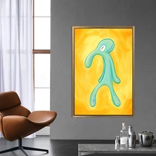 Bold and Brash Squidward Poster Ar, Modern Home Decor