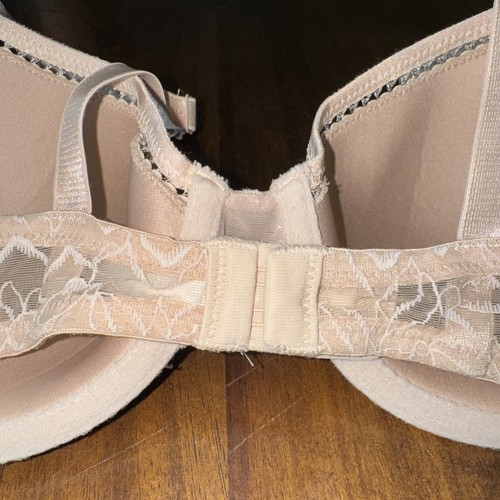 Wacoal 853146 Molded Cup Lined Underwire Bra Back Close Tan Size 32D - Picture 6 of 8