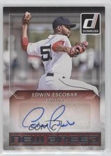 2016 Panini Donruss New Breed Edwin Escobar #NB-EE Auto 0j6