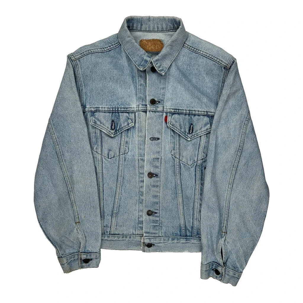 Levis Denim Jacket - Large Light Wash Cotton