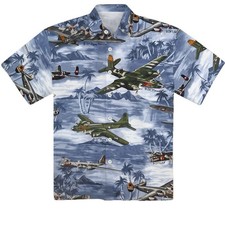 Fighter Bomber Airplanes Hawaiian Shirt