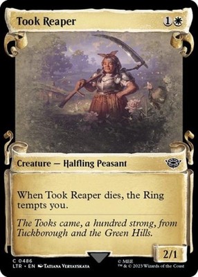 Took Reaper (Showcase Scrolls) - LTR MTG - Light Play