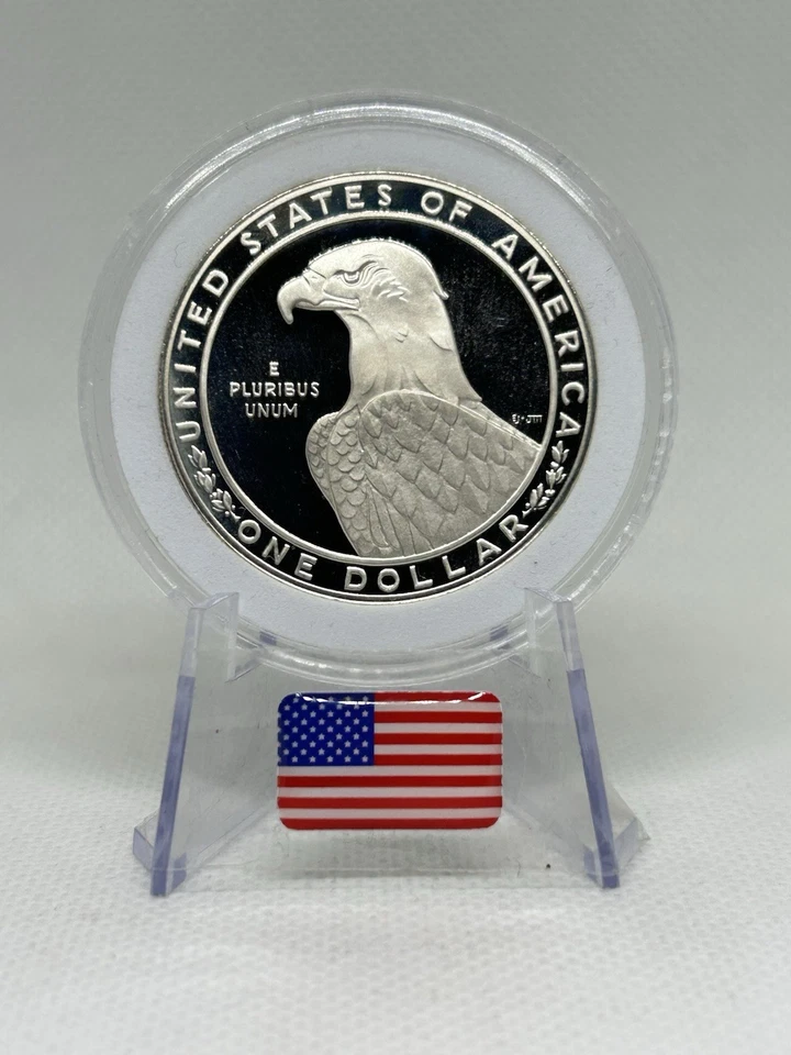 1983-S Los Angeles XX111 Olympiad Discus Commemorative Silver Dollar🇺🇸💯✨ - Image 2 of 4