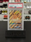 2019 P.M. SM Black star #SM233 FA/Eevee GX PRM-Pikachu/Eevee-SPC.CL. PSA 7