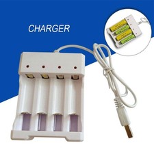  .Generic 4 Slot Battery Chargers AA/AAA Rechargeable Batteries S NEW F5X2 J9N3