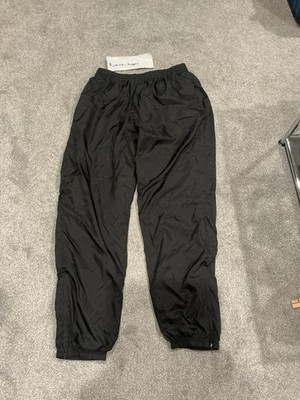 Vintage Reebok Black Windbreaker / Track Sweatpants (Size Extra Large)