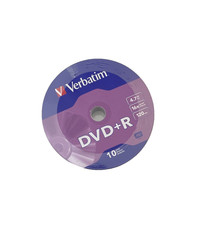 Verbatim DVD R - 10 Pack 4.7 GB/16X Speed/120 Min 