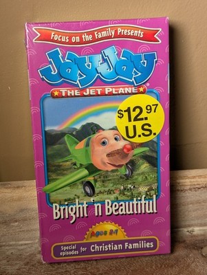 JayJay the Jetplane Snuffy's Rainbow SEALED VHS Tape 1999 Volume 12 Animation