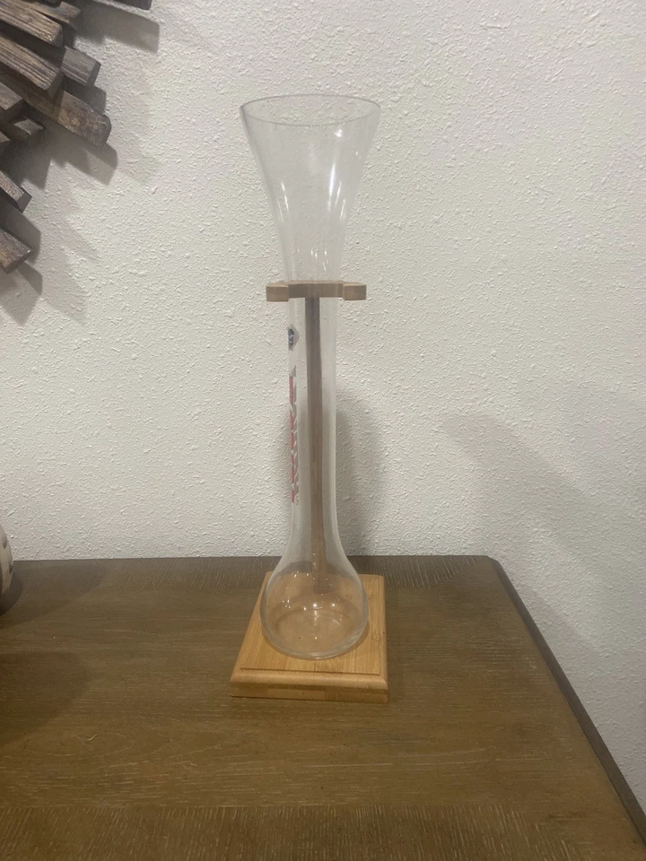 Vaso de cerveza Florida Gators 24 OZ con soporte de bambú oficial MLB Memory Company NUEVO Foto 2 de 4