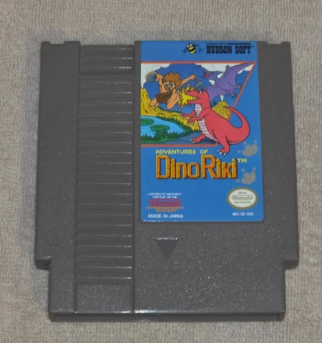 Adventures of DINO-RIKI Nintendo NES Game Cart TESTED & WORKING! FREE SHIPPING!