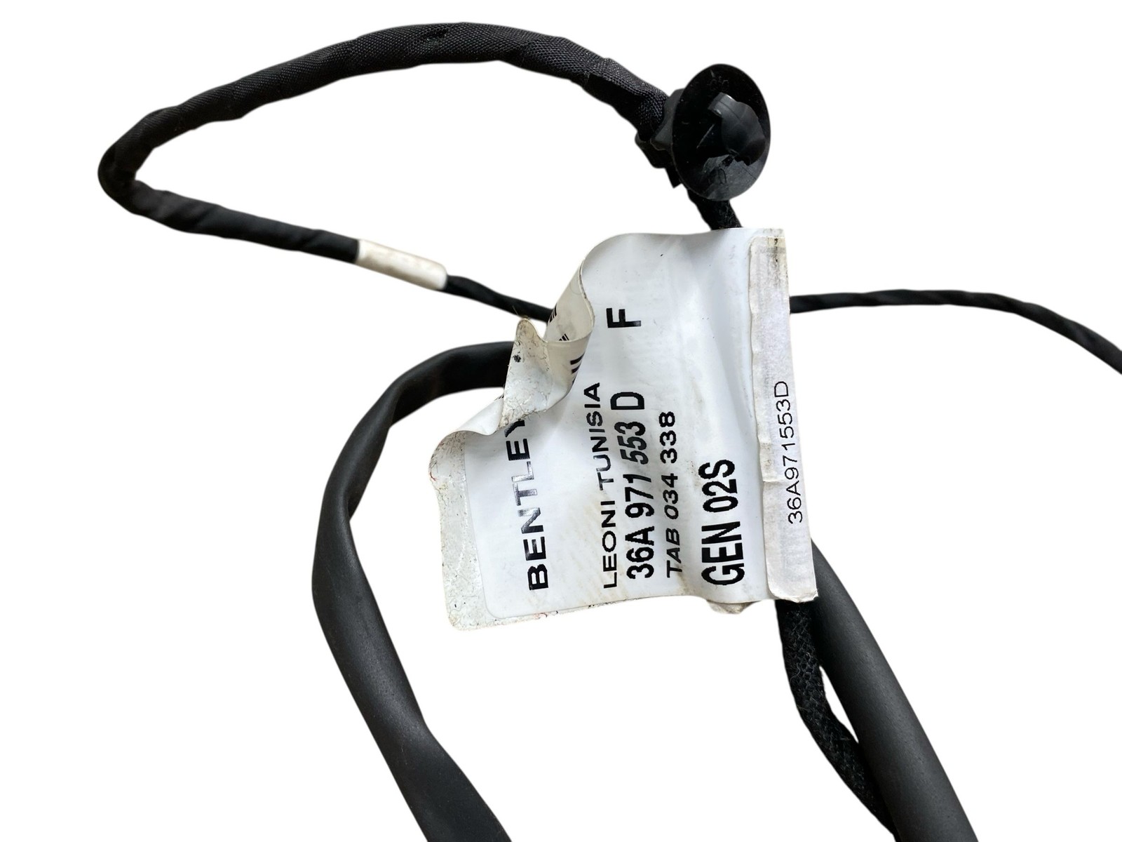 2016-2020 BENTLEY BENTAYGA FRONT RIGHT PASSENGER SEAT WIRE HARNESS 36A971553D