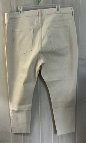 NUEVO Pantalones de mezclilla ajustados de tiro alto Banana Republic para mujer 34 - Imagen 6 de 7