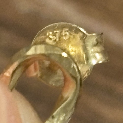 Ohrstecker Gliederkette Ohrringe Gold 375 WIE NEU - Bild 3 von 3