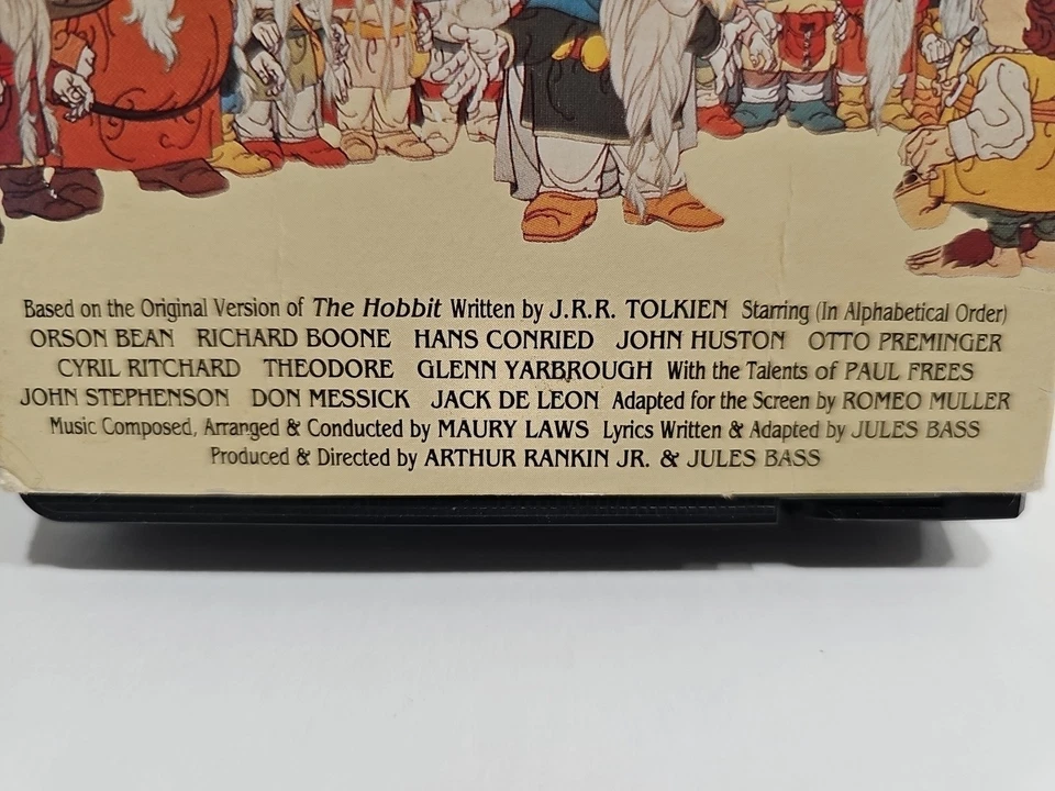 The Hobbit VHS 1977 Lord of the Rings Animated Cartoon Rankin Bass 1991 Release - Image 2 of 4