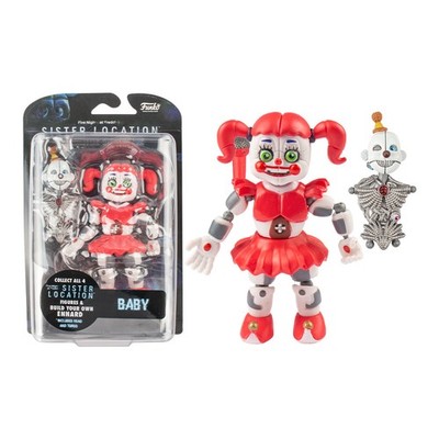 Sister Location Five Nights At Freddy Funtime Freddy 5'' Action Figure Toy AE