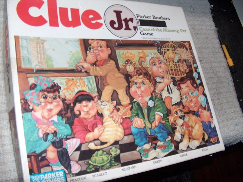 Clue Jr. Case of the Missing Pet Parker Brothers Board Game Vintage Complete - Image 2 of 4
