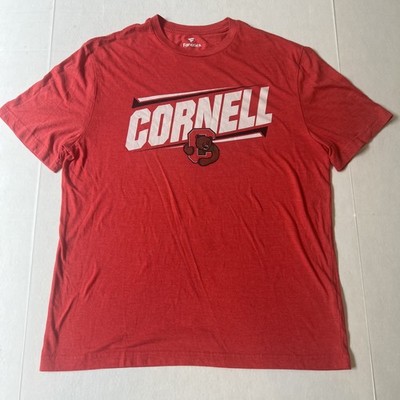 NWOT Official CORNELL University  Big Red  C + Bear Mascot Shirt Large Fanatics