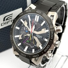 Working CASIO Edifice Suspension Chronograph Solar Watch O7