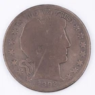 1892-S Barber Half Dollar Key Date 50c Silver