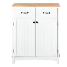 HOMCOM Simple Kitchen Cupboard Storage Cabinet w/ Drawer Living & Dining Room