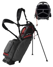 NEW Sun Mountain E-2.5 Lite Golf Stand Bag - Black / Steel / Red