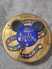 Vintage Wonderful World of Disney Trivia Game 1997 Mattel Film Gold Tin Box