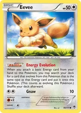 Eevee 80/111 Common XY - Furious Fists Pokémon Card