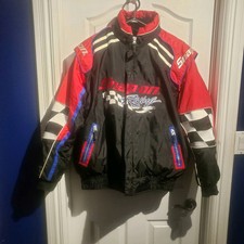 Snap On Racing Vintage 90s Jacket size Extra Large XL Black/Red Full Zip CHOKO