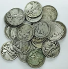 MIXED DATE AND MINT WALKING LIBERTY LOT! 23 COINS TOTAL! GREAT SILVER! NR #P2092