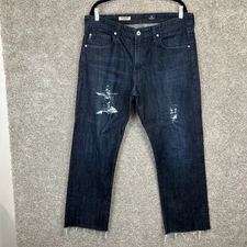 AG Adriano Goldschmied The Protege Jeans Mens 36x30 Straight Leg Distressed