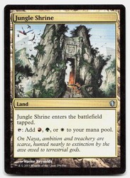 Jungle Shrine #299 Commander 2013