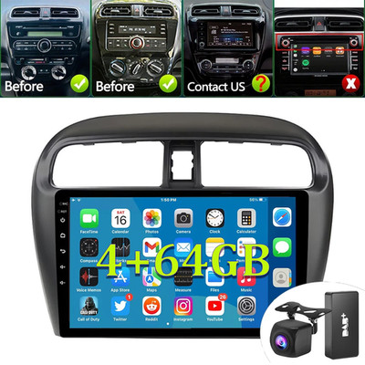DAB 4+64G Android 15 Autoradio Für Mitsubishi Mirage Space Star Carplay GPS Navi