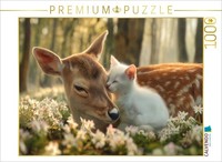 Calvendo Puzzle A Gentle Encounter In The Enchanted Forest | 1000 Pieces, Finish