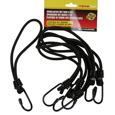 ArrowTech Stretch elastisch mit Haken 6 Stück Spanngummi