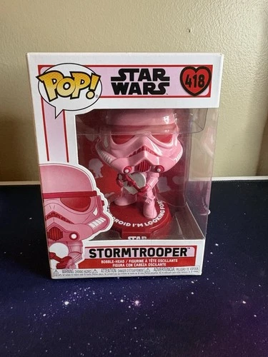 Funko Pop! Star Wars Stormtrooper Pink #418 Valentine's Day Edition